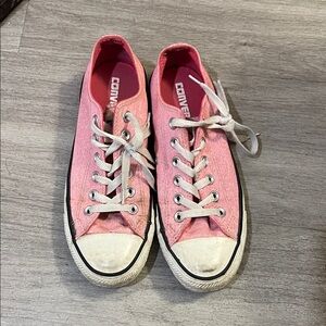 Converse Women's Pink Lace-Up Sneakers